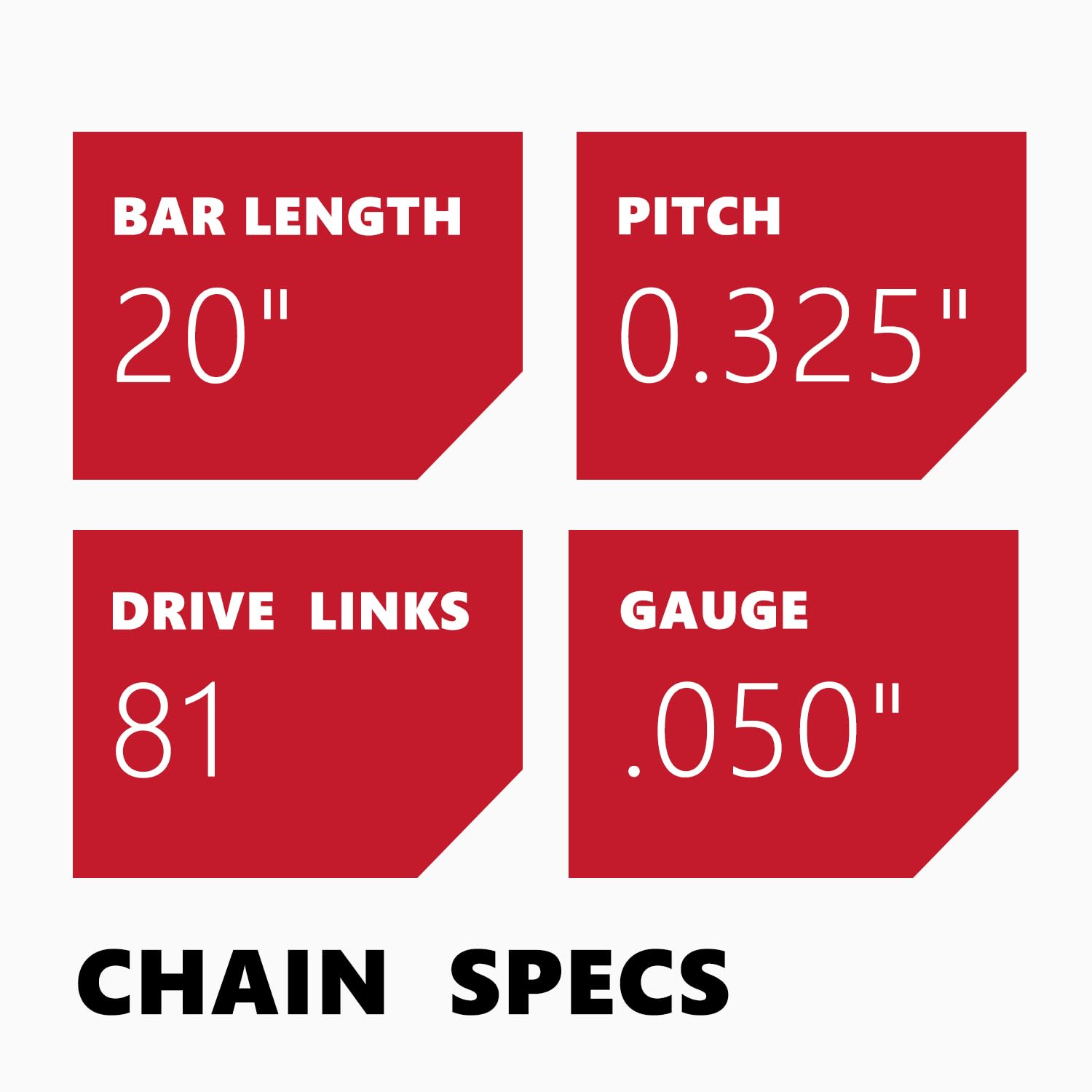 Amazon.com: KAKEI Stihl Chainsaw Chain 20 Inch .325